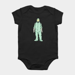 Hazmat Suit Radiation Zombie Disease Outbreak Baby Bodysuit